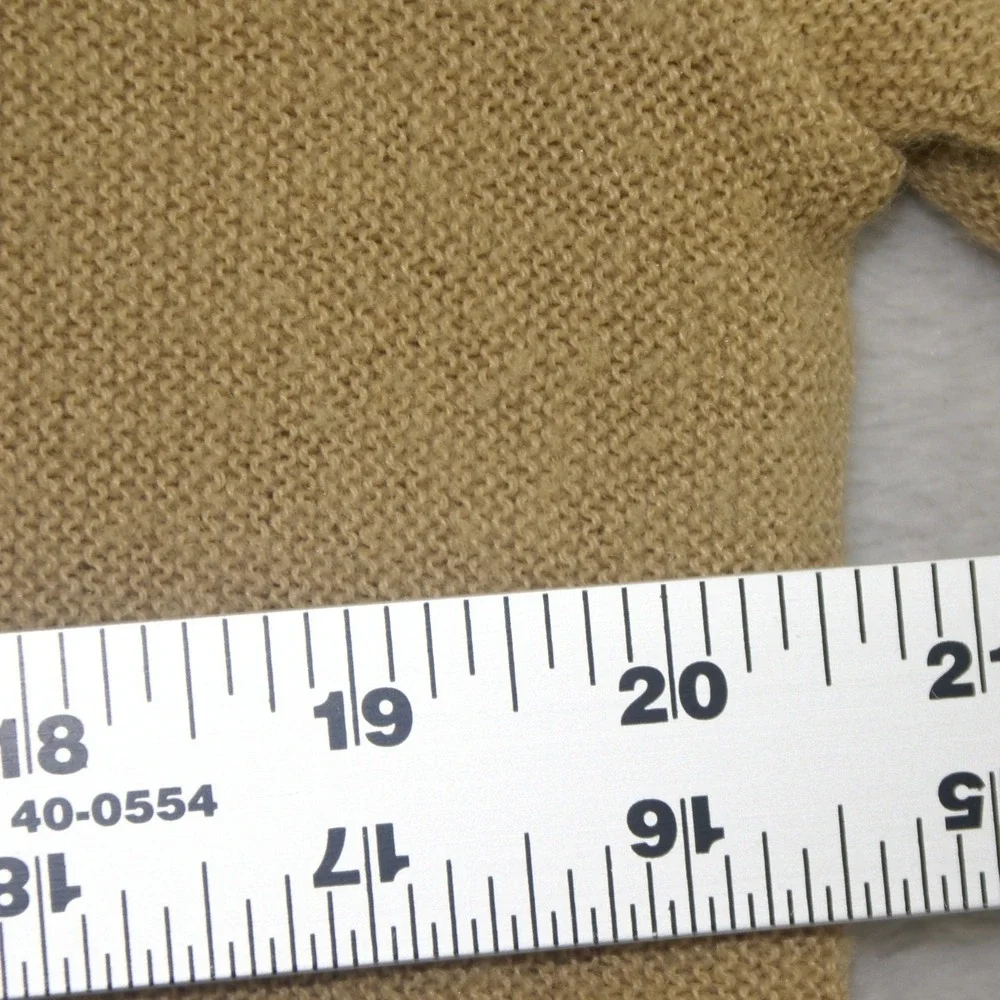 VTG 70s Munsingwear Grand Slam Penguin Cardigan 5-button Sweater Tan Acrylic M